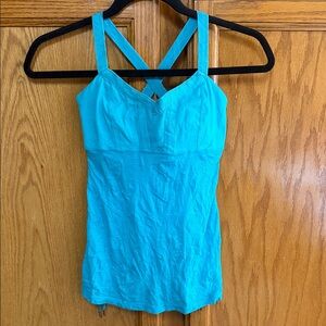 lululemon athletica Turquoise Strappy Top